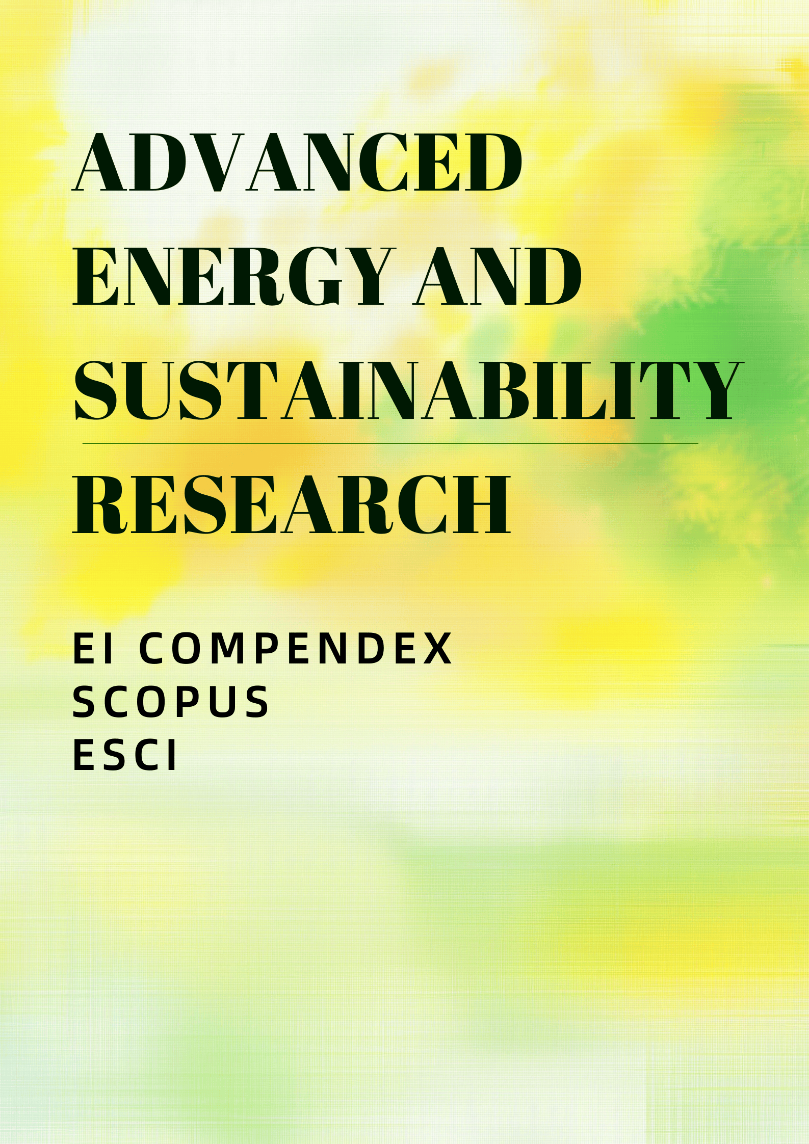 Advanced Energy and Sustainability Research