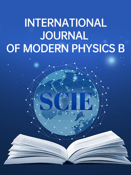 INTERNATIONAL JOURNAL OF MODERN PHYSICS B