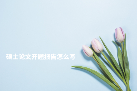 硕士论文开题报告怎么写 .jpg