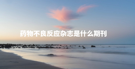 药物不良反应杂志是什么期刊.jpg