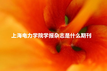 上海电力学院学报杂志是什么期刊.jpg