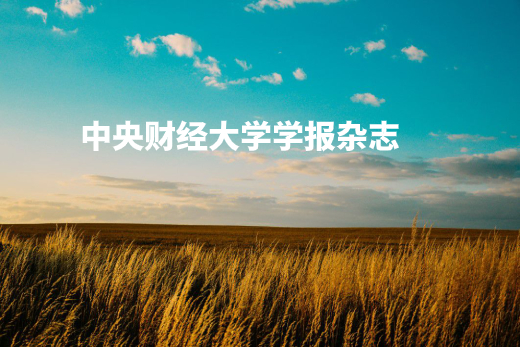 中央财经大学学报杂志 .jpg