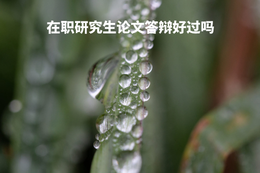 在职研究生论文答辩好过吗 .jpg