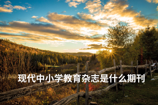 现代中小学教育杂志是什么期刊 .jpg