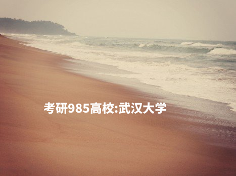 考研985高校：武汉大学 .jpg