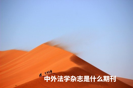 中外法学杂志是什么期刊 .jpg