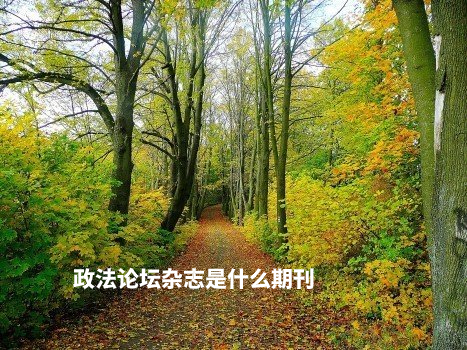 政法论坛杂志是什么期刊 .jpg
