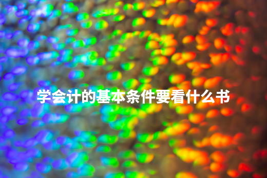 学会计的基本条件要看什么书 .jpg