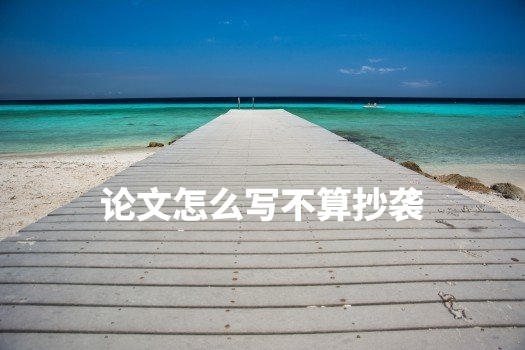 论文怎么写不算抄袭 .jpg