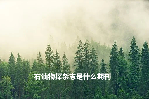 石油物探杂志是什么期刊.jpg