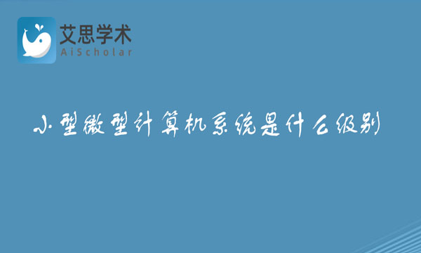 小型微型计算机系统