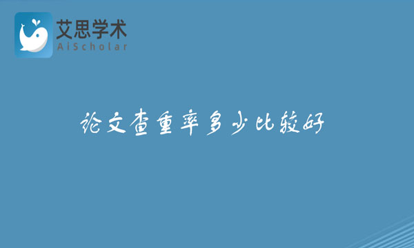 论文查重率