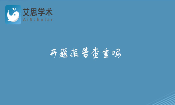 开题报告